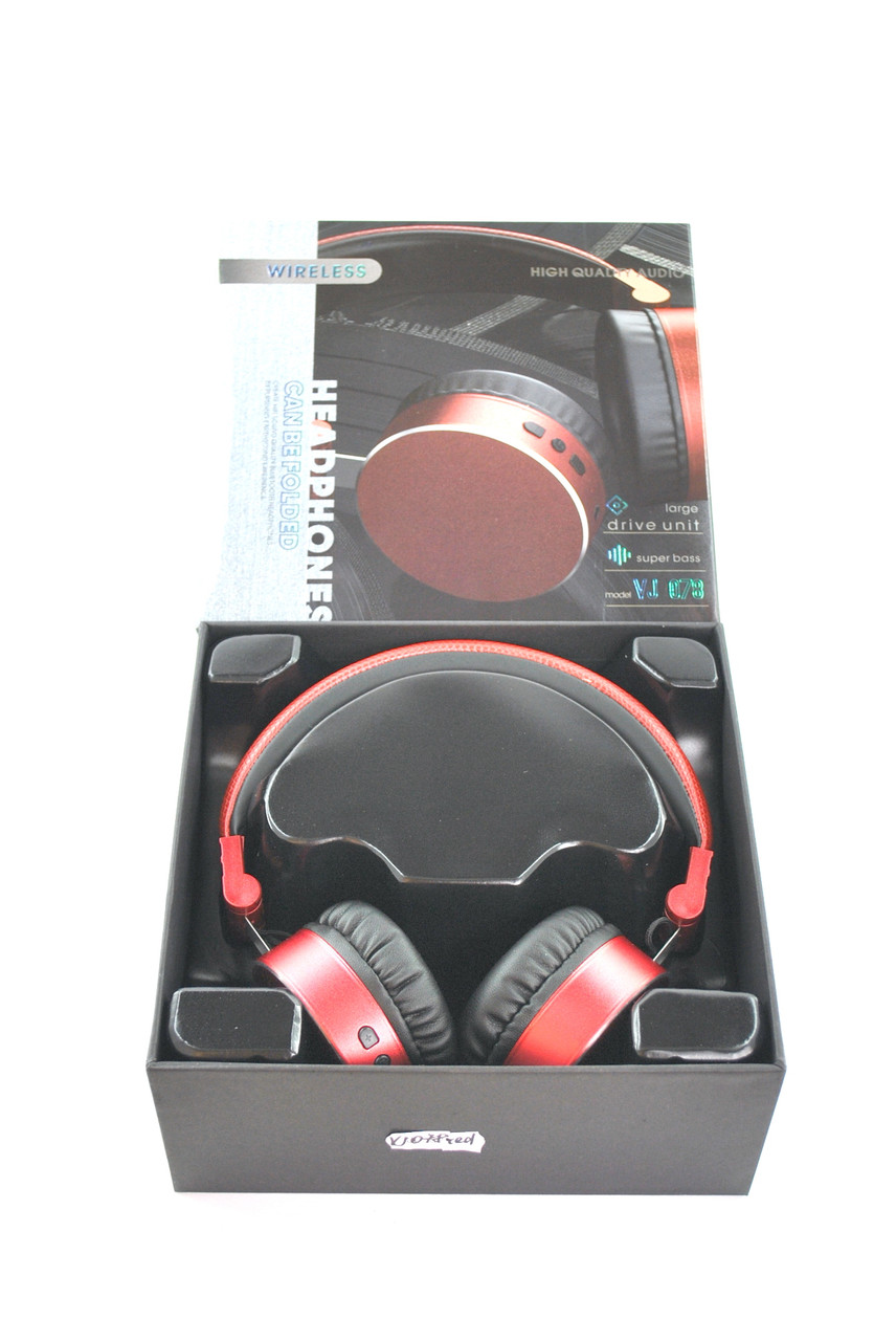 

Беспроводные наушники Bluetooth-гарнитура VJ078 (bluetooth 5.0) (мониторы) Black/red
