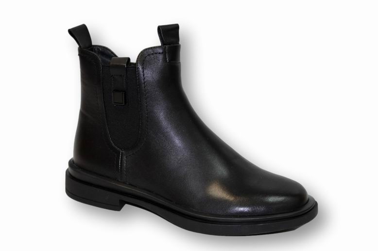 

Женские черные кожаные демисезонные ботинки VASARI trend Черный 69055 41
