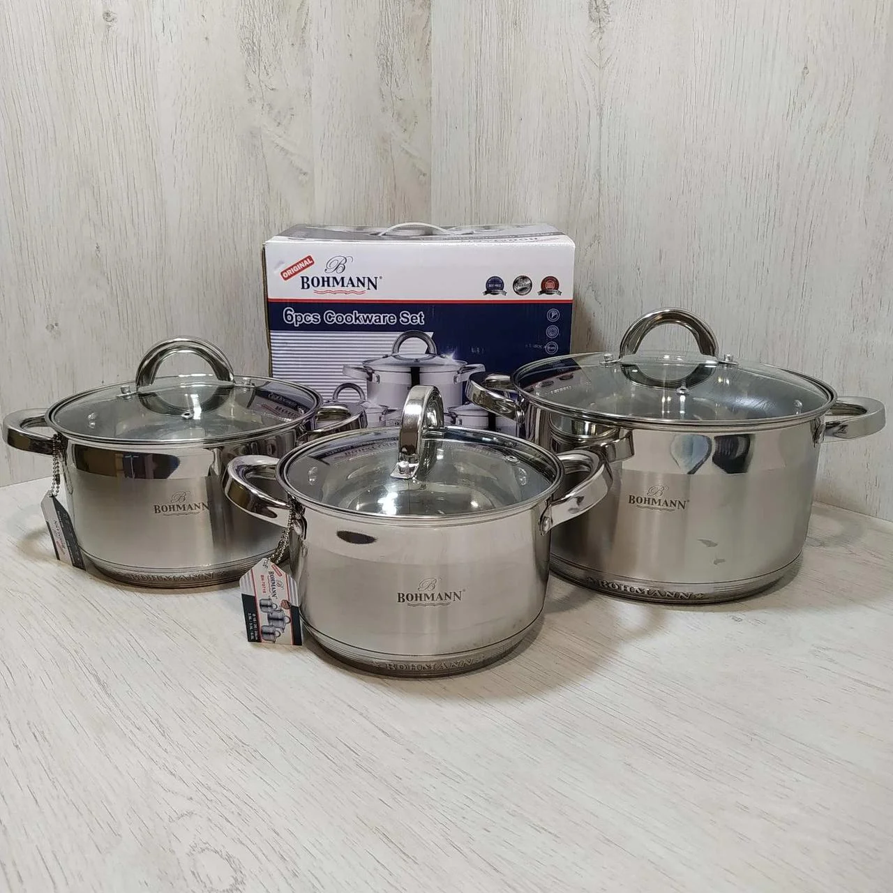 

Набір каструль 6 пр. Bohmann (70718-0718BH)