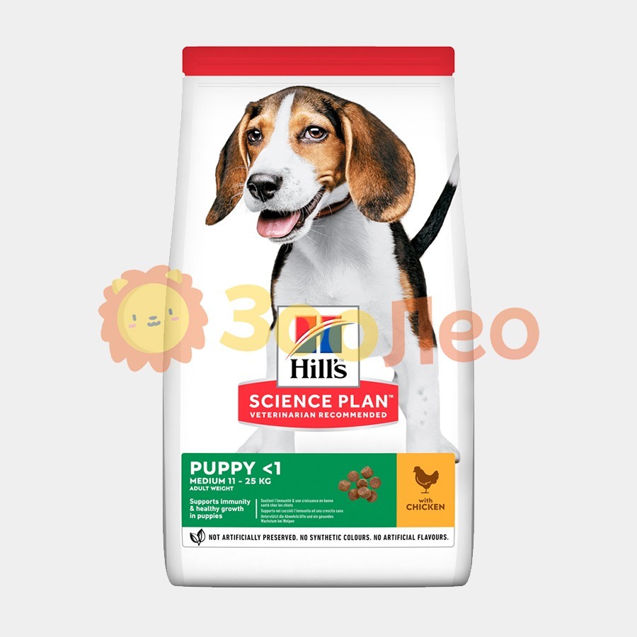 

HILL'S SCIENCE PLAN Puppy Medium Сухой Корм для Щенков с Курицей - 14 кг