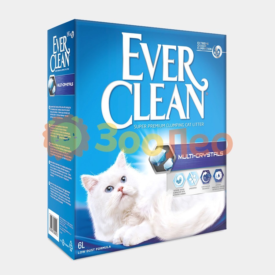 

Наполнитель туалетов для кошек Ever Clean Мульти-Кристаллы - 6л