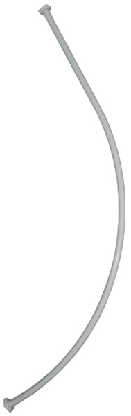 

Карниз для ванной Wela 105x150 см дуговой белый (w1210)