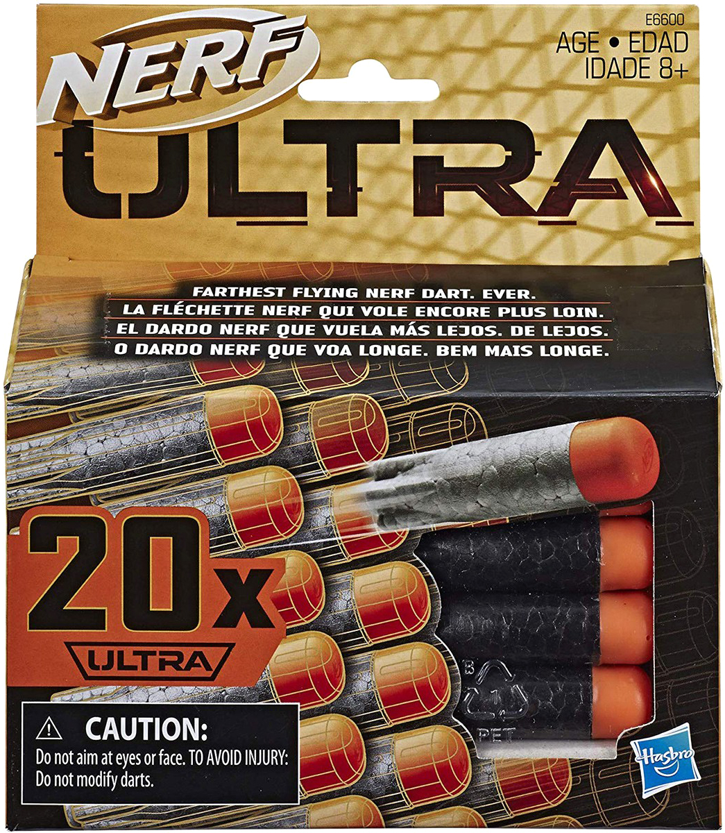 

Комплект из 20 стрел для бластеров Hasbro Nerf Ultra (E6600)