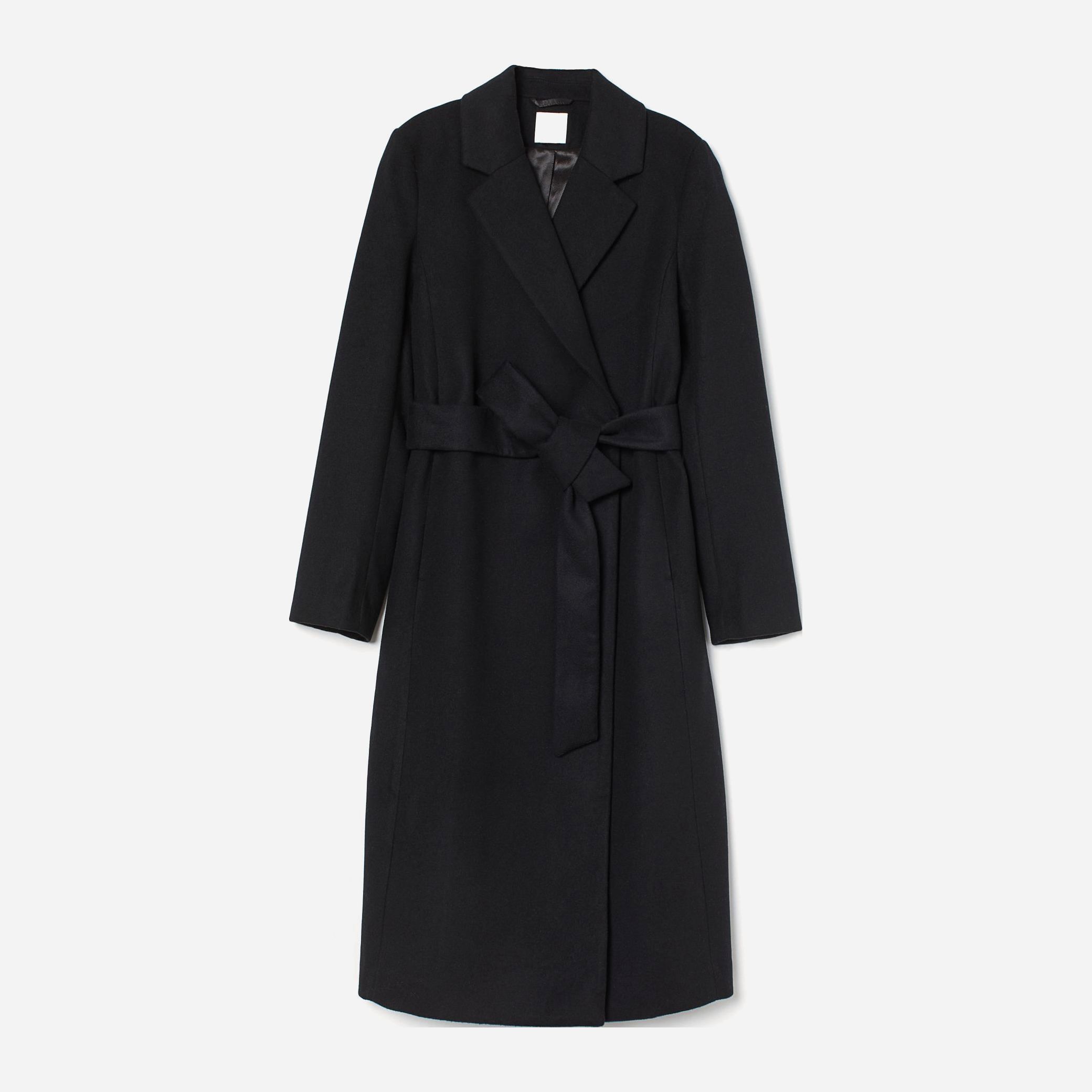 

Пальто H&M 1008-8725372  Черное, Пальто H&M 1008-8725372 50 Черное