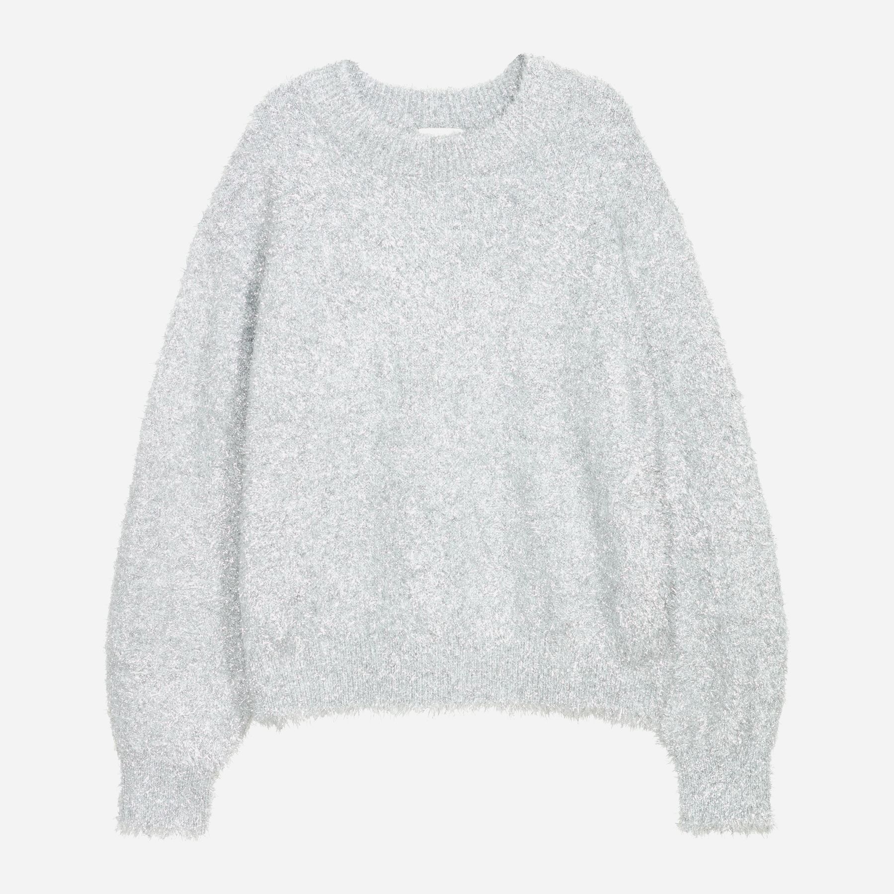 

Джемпер H&M 1208-5364106  Серебристый, Джемпер H&M 1208-5364106 XL Серебристый
