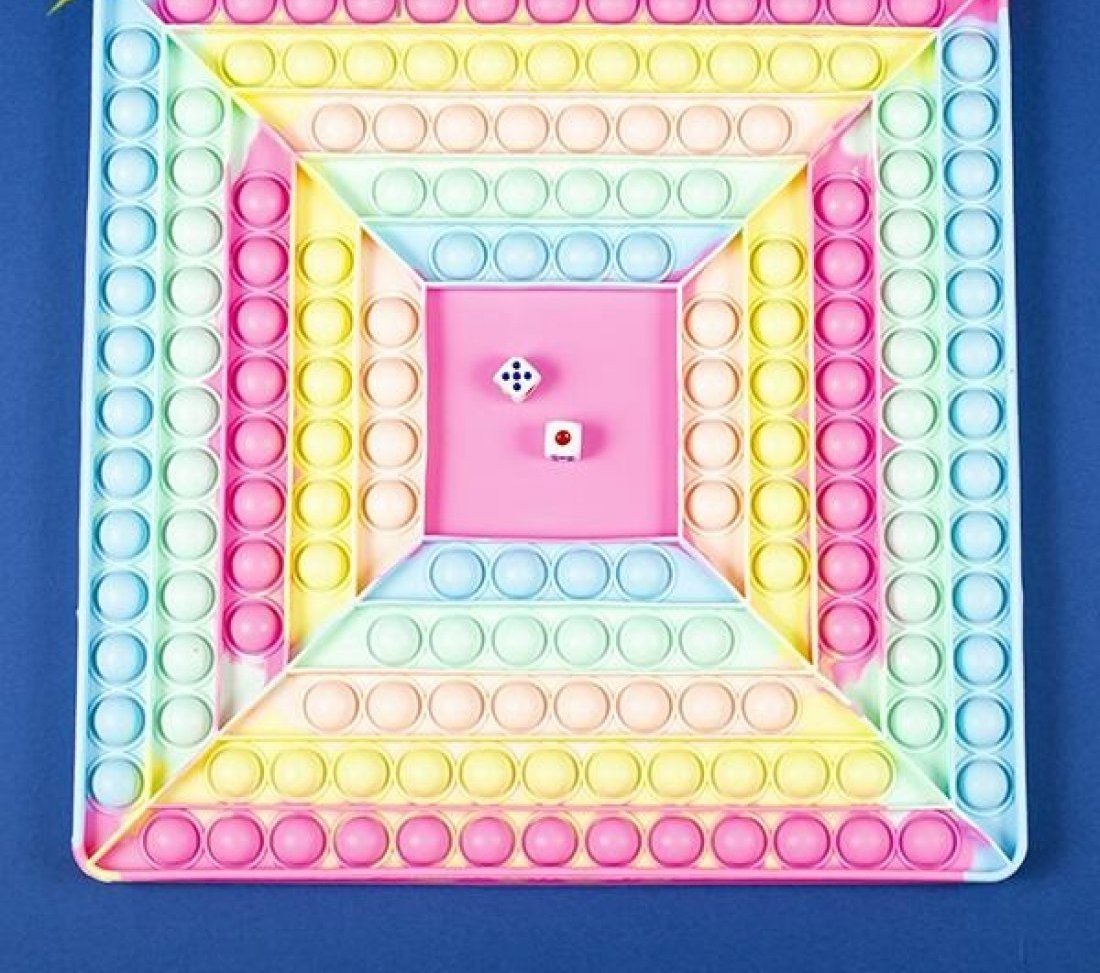 

Игра Поп ит Игровой набор большой Поп ит - Попит - Popit Квадрат Радужный