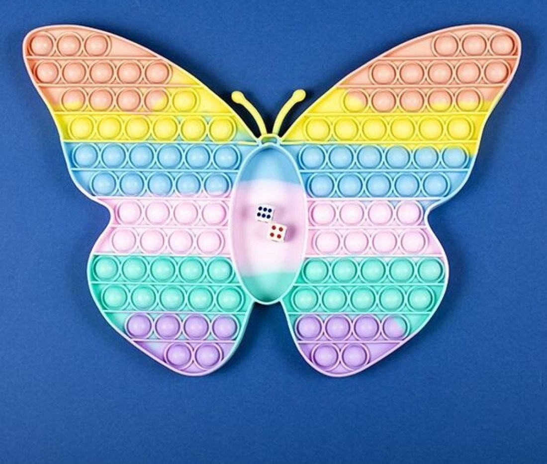 

Игра Поп ит Игровой набор большой Поп ит - Попит - Popit Радужный Butterfly
