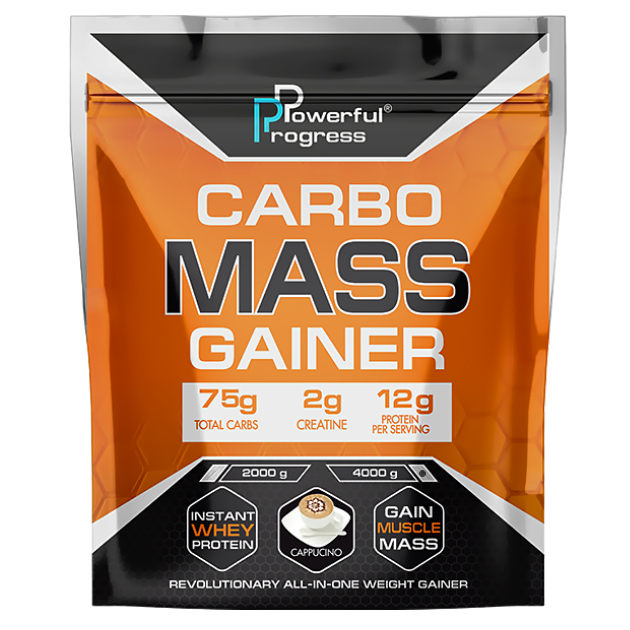 

Высокоуглеводный гейнер Powerful Progress Сarbo Mass Gainer 4 кг Капучино