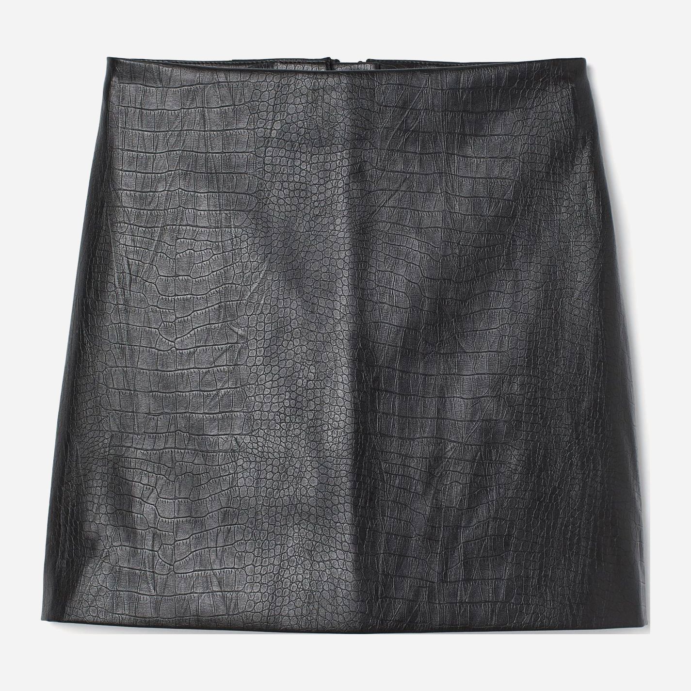 

Юбка из искусственной кожи H&M 905-8508961 34 Черная