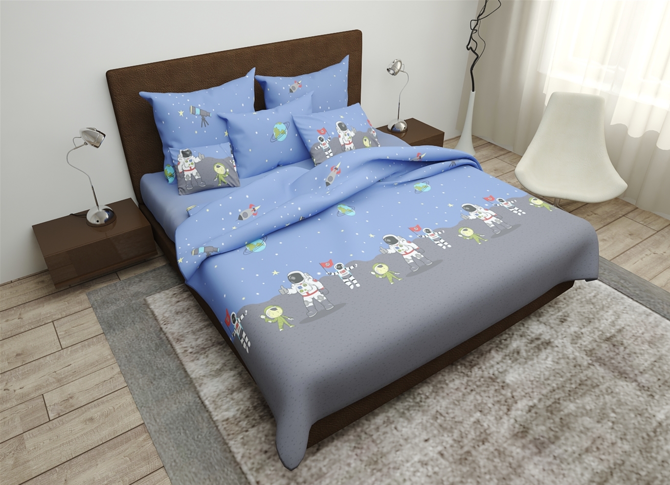 

Пододеяльник MirSon Бязь 17-0168 Astor 200х220 см