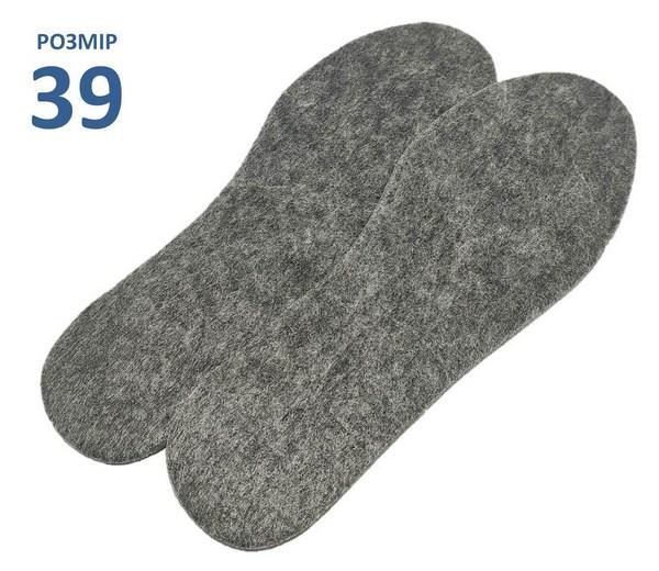 

Стельки для обуви Фетровые р39