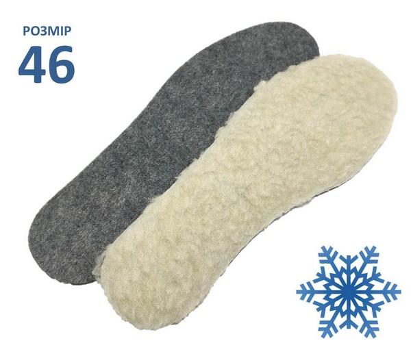 

Стельки для обуви Шерсть на фетровой основе р46