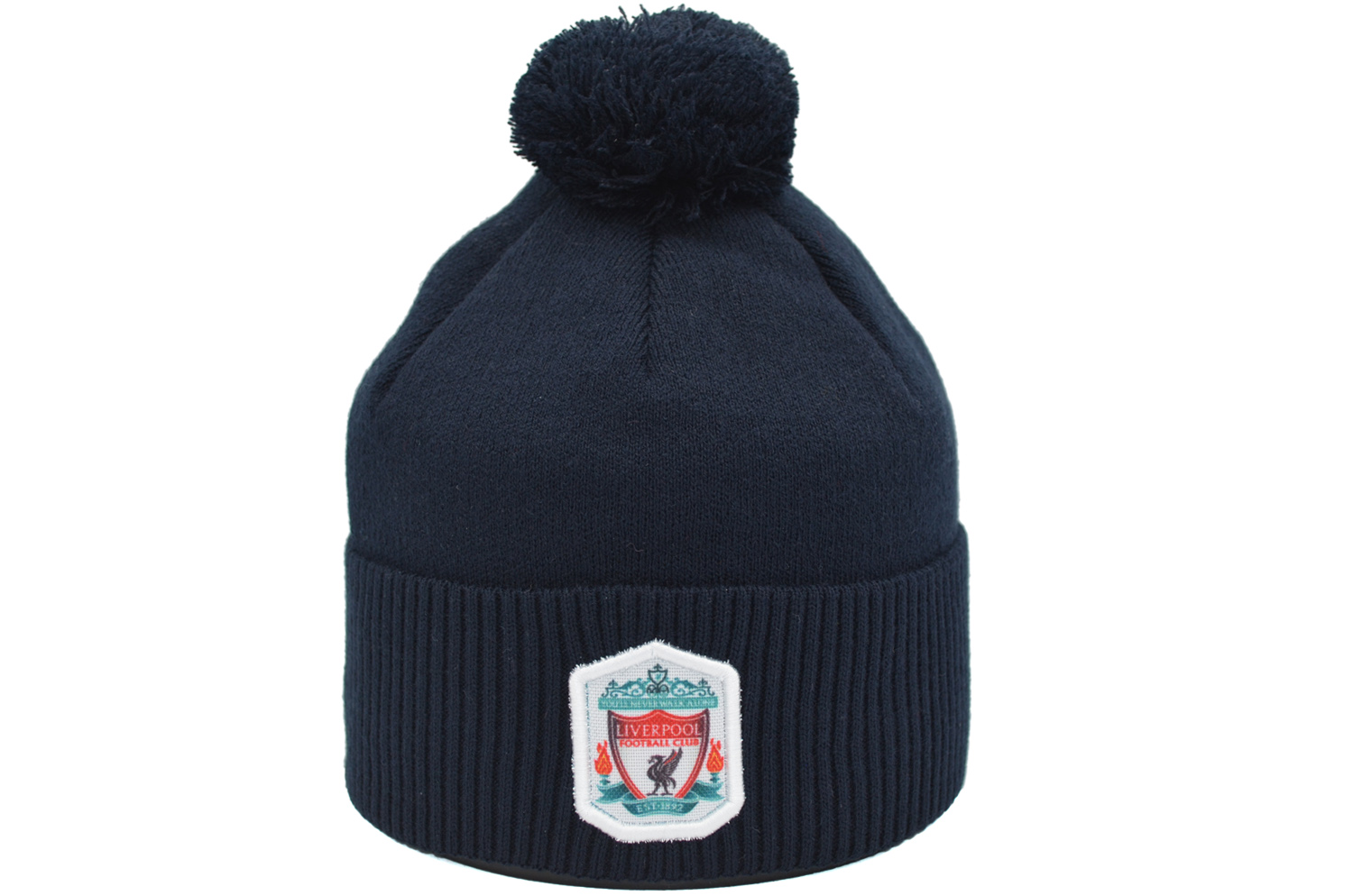 

Шапка з помпоном Flexfit FC Liverpool 53-57 см тёмно-синяя (F-0918-524)