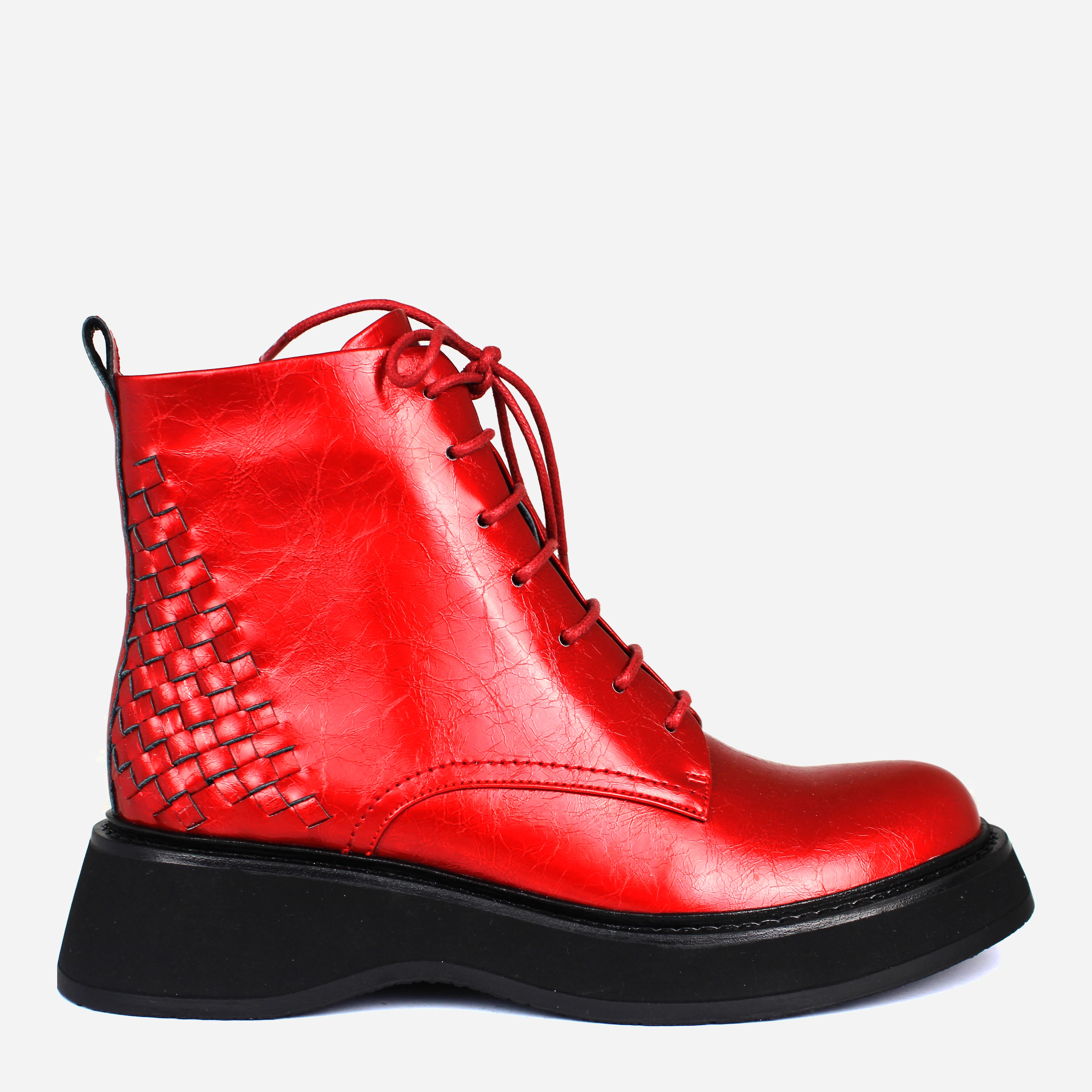 Акція на Жіночі черевики низькі Blizzarini 18J813-0501J-6261 35 (22.5 см) Червоні від Rozetka