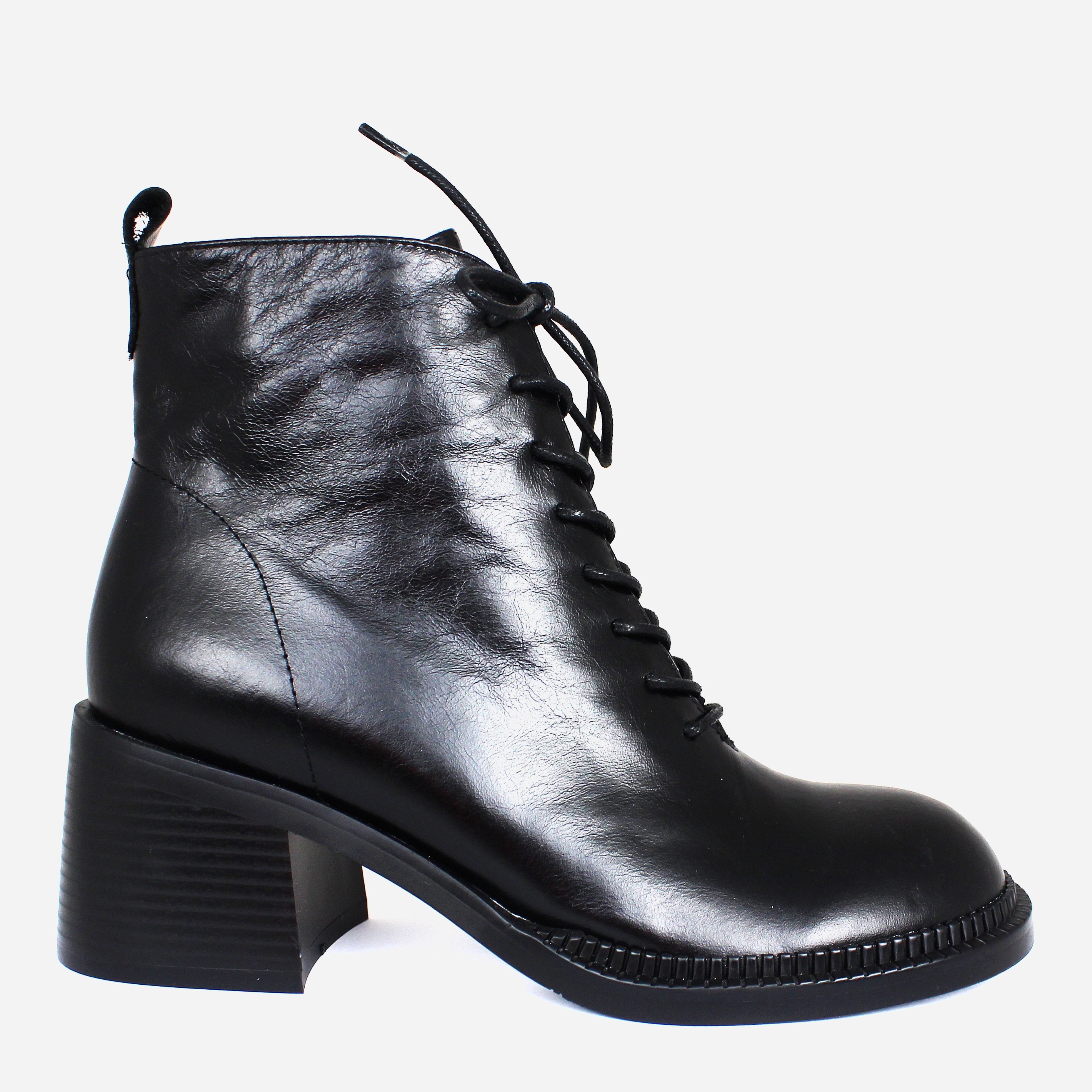 Акція на Жіночі черевики низькі Blizzarini LE56-04-NP590B 37 (23.8 см) Чорні від Rozetka
