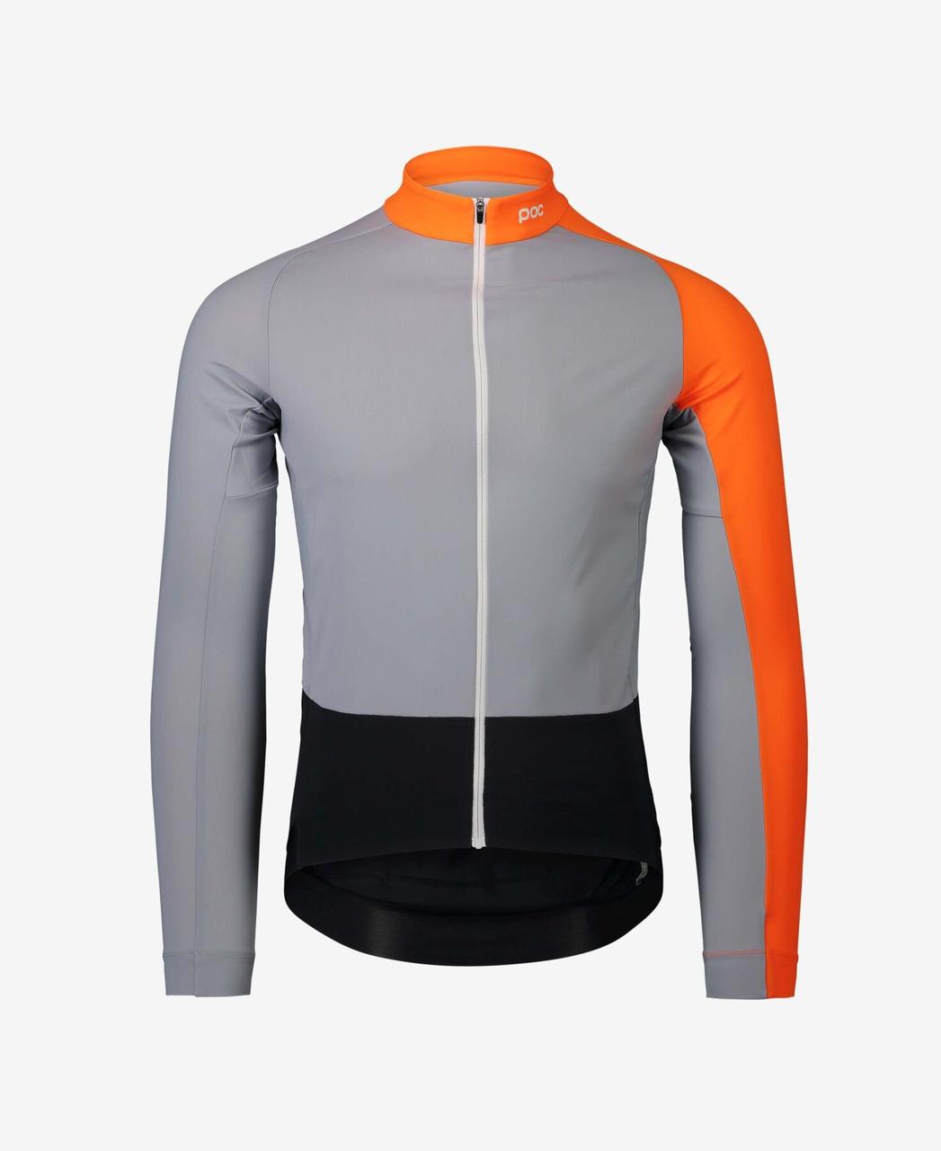 

Велоджерси POC Essential Road Mid LS Jersey Granite Grey/Zink Orange, M