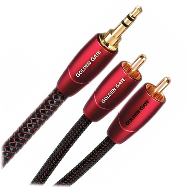 

Кабель AUDIOQUEST 0.6m Golden Gate 3.5mm-RCA
