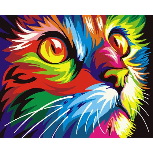 

Картина за номерами Brushme Райдужний кіт 50 x 40 GX26192