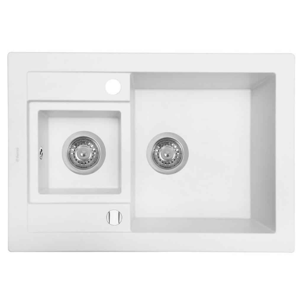 

Мойка кухонная Perfelli GRANZE PGG 506-67 WHITE