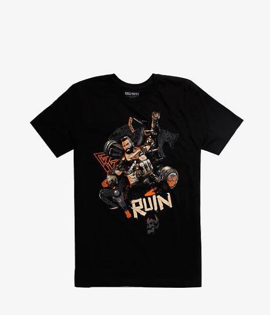 

Футболка COD "Black Ops 4 T-Shirt Ruin Knock Black", размер, Футболка COD "Black Ops 4 T-Shirt Ruin Knock Black", размер L