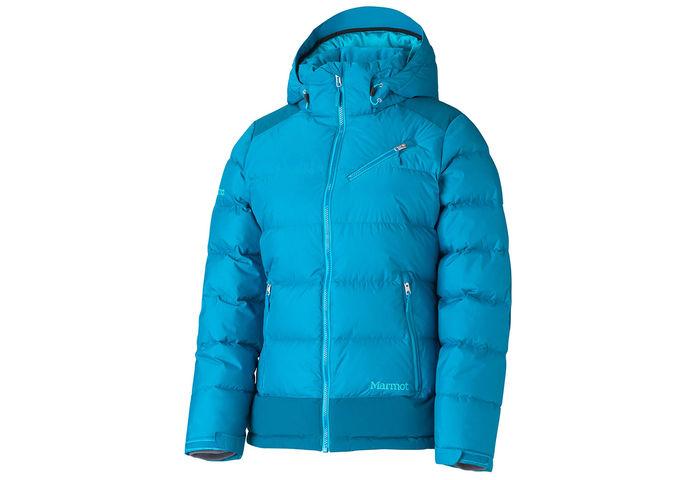 

Куртка пуховик женская Marmot Women's Sling Shot Jacket 76200 XS, Aqua Blue - Dark Sea (2511)
