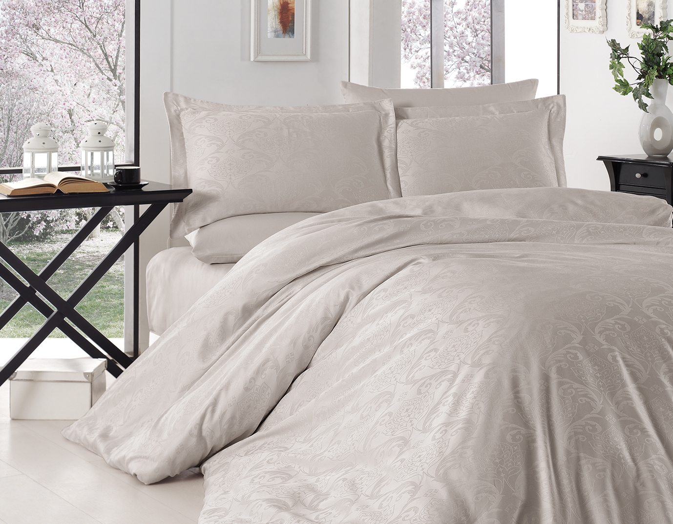 

Постільна білизна First Choice Jacquard Satin 200 х 220 см Trudy Stone (2537)