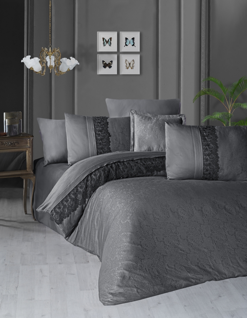 

Постільна білизна First Choice V.I.P Satin Moonlight 200 х 220 см Florenza Smoke