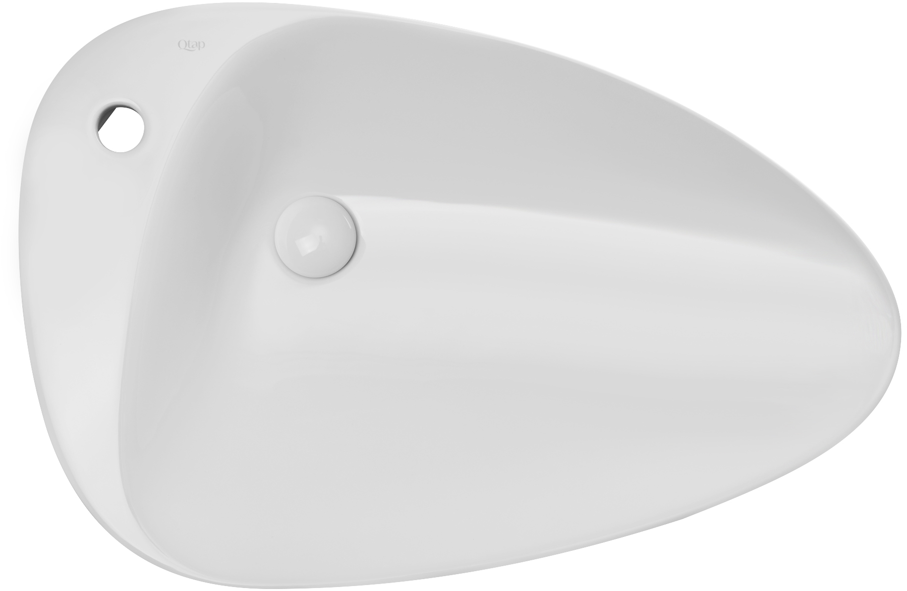 

Раковина QTAP Leo QT1111A089TW с донным клапаном