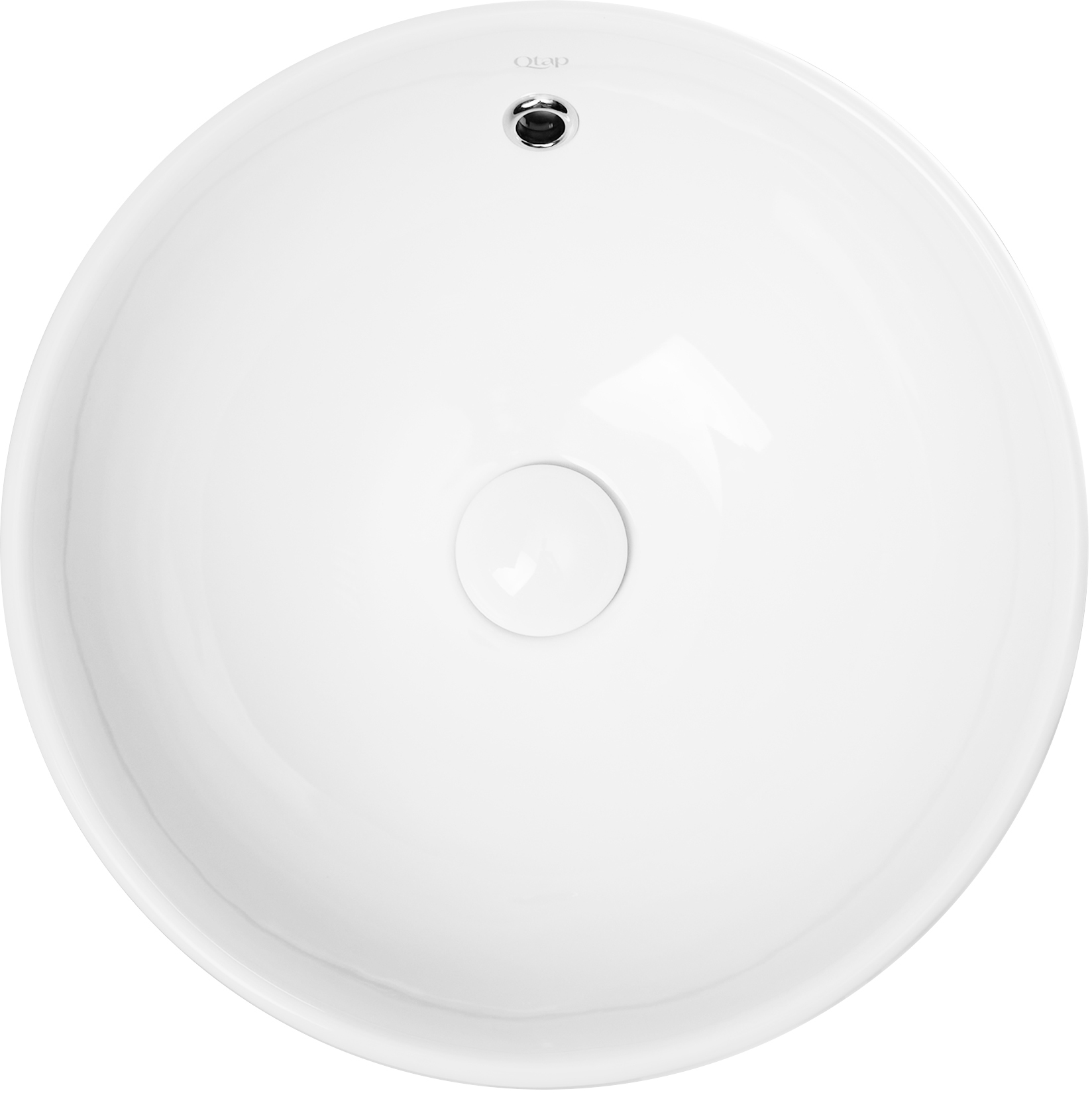 

Раковина QTAP Robin QT1311L408W с донным клапаном