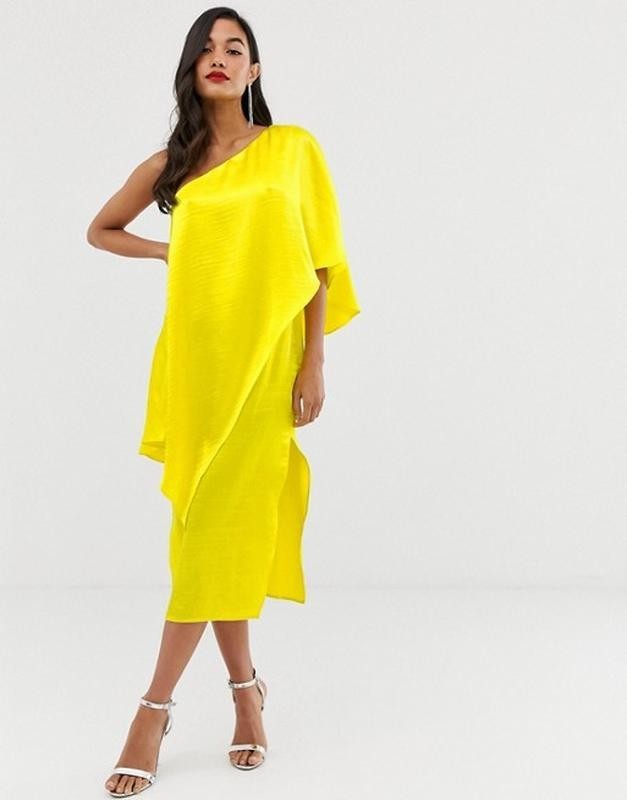 

Платье Asos миди S жёлтый