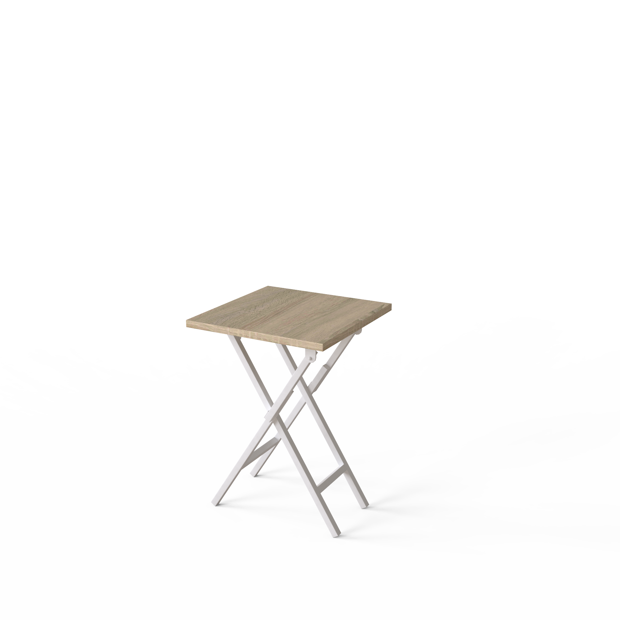 

Табурет Раскладной Ferrumon Art In Head 340x475x335 Белый Металл + Дуб Сонома