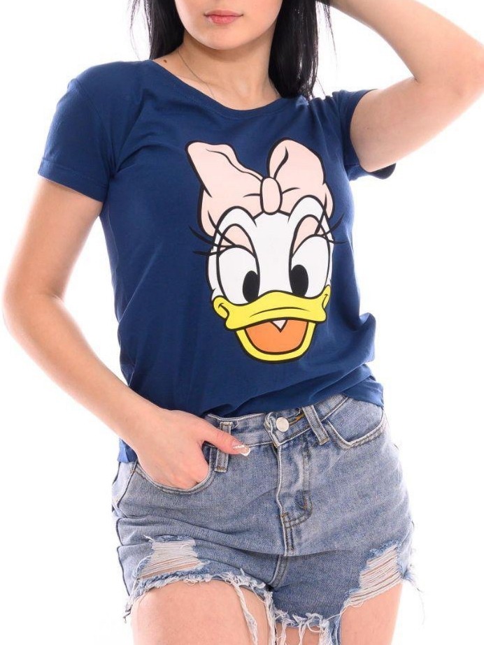 

футболка женская N Angels Поночка из Утиных Историй синяя One size 3272