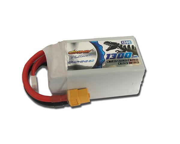 

Аккумулятор Dinogy PLATINUM G2.0 Li-Pol 1300mAh 22.2V 6S 130C XT60
