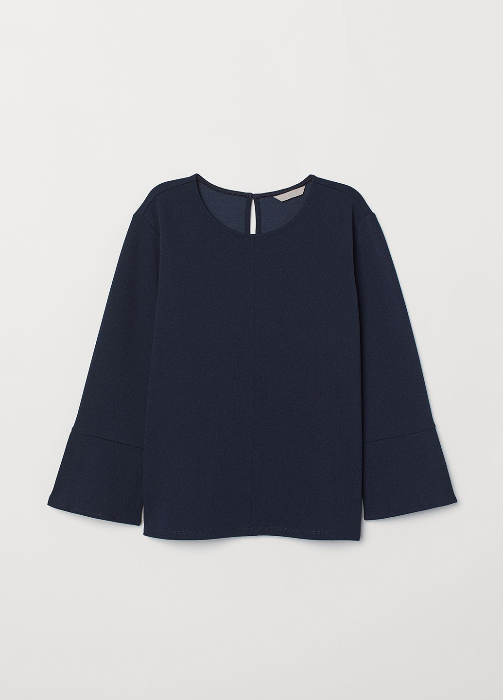 

Блуза H&M S Темно-синий 6941539RP3_темно-синий