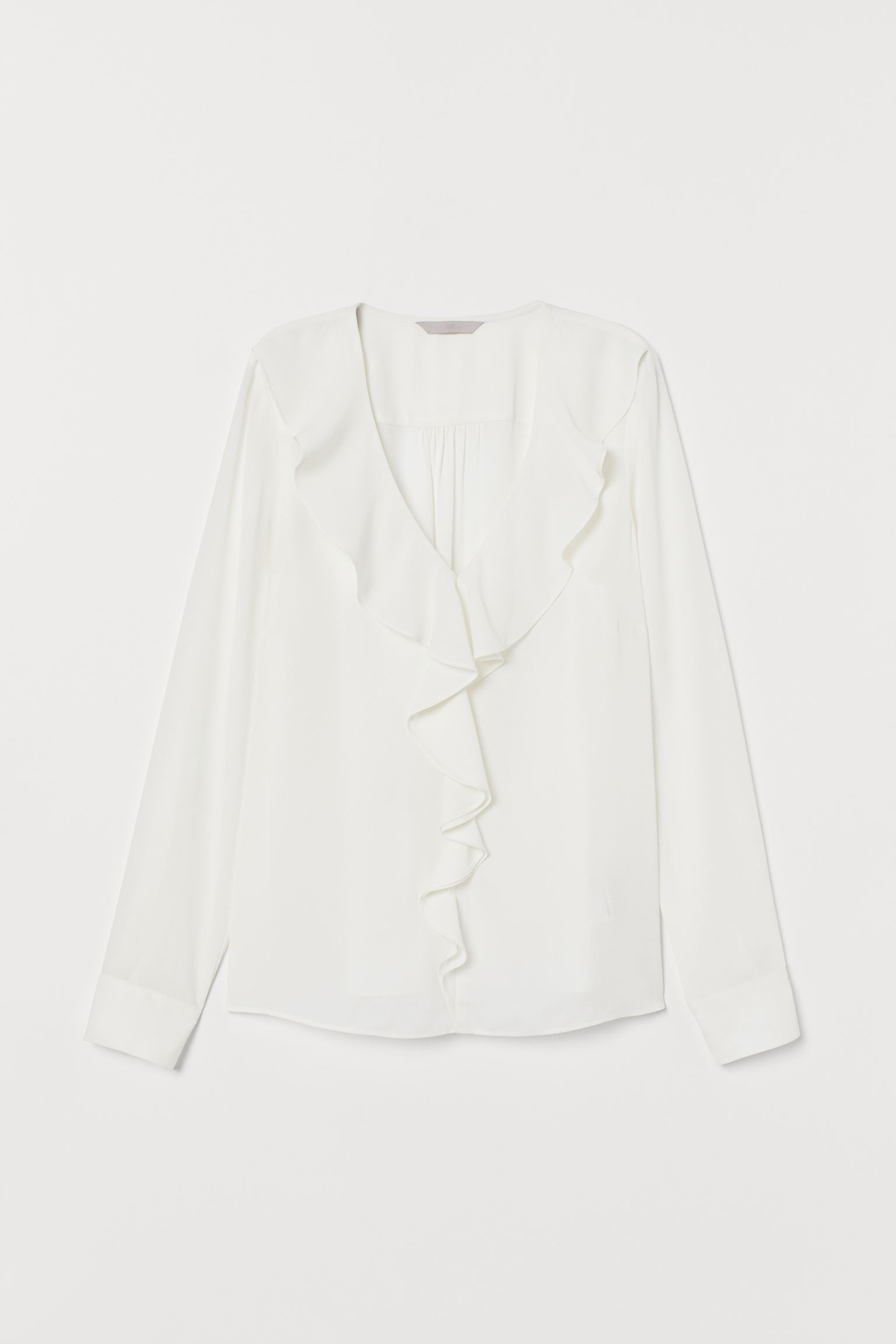 

Блуза H&M 36 кремовый 7842290RP7_кремовый