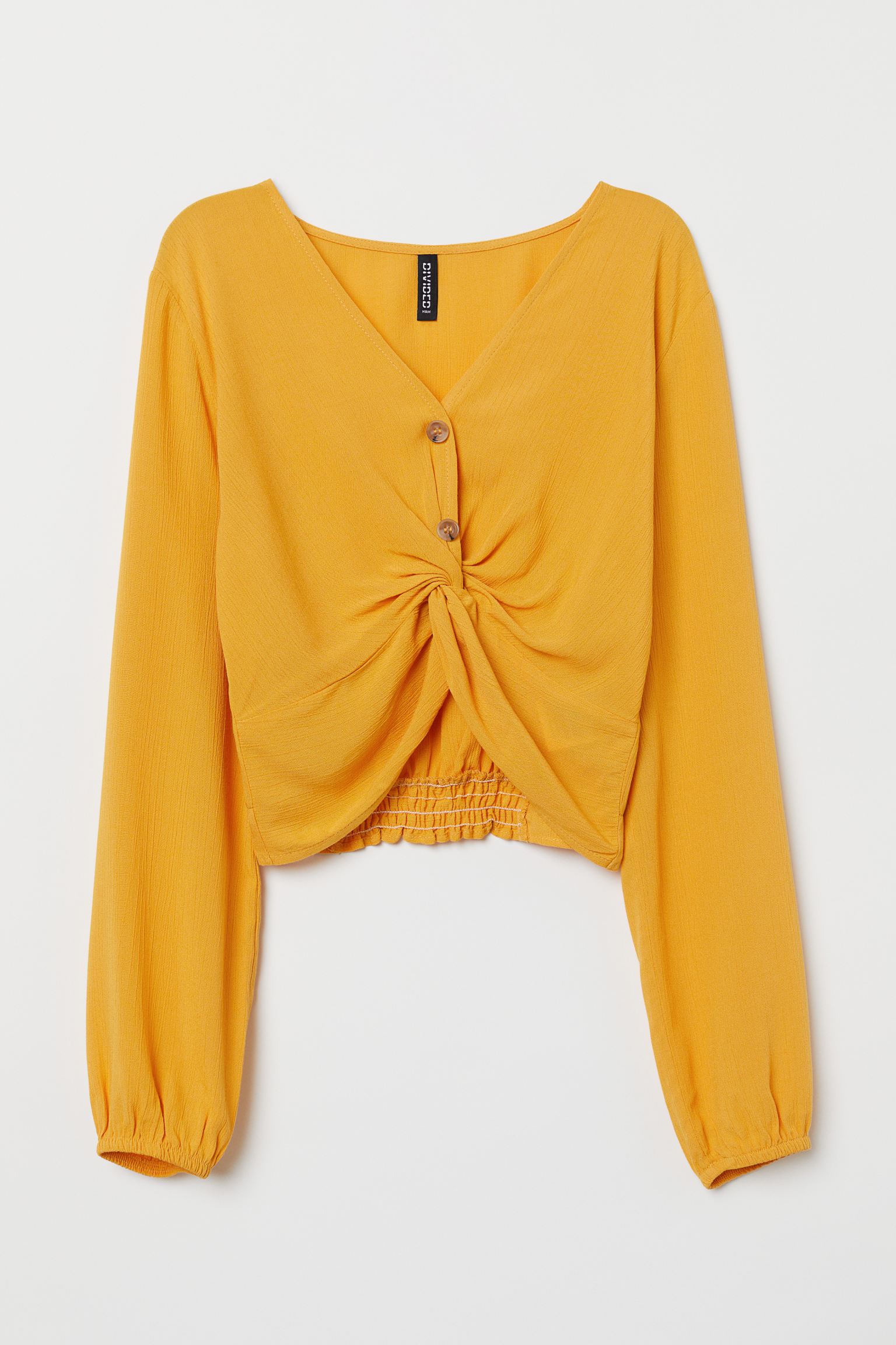 

Блуза H&M 36 Горчичный 7144228RP7_горчичный