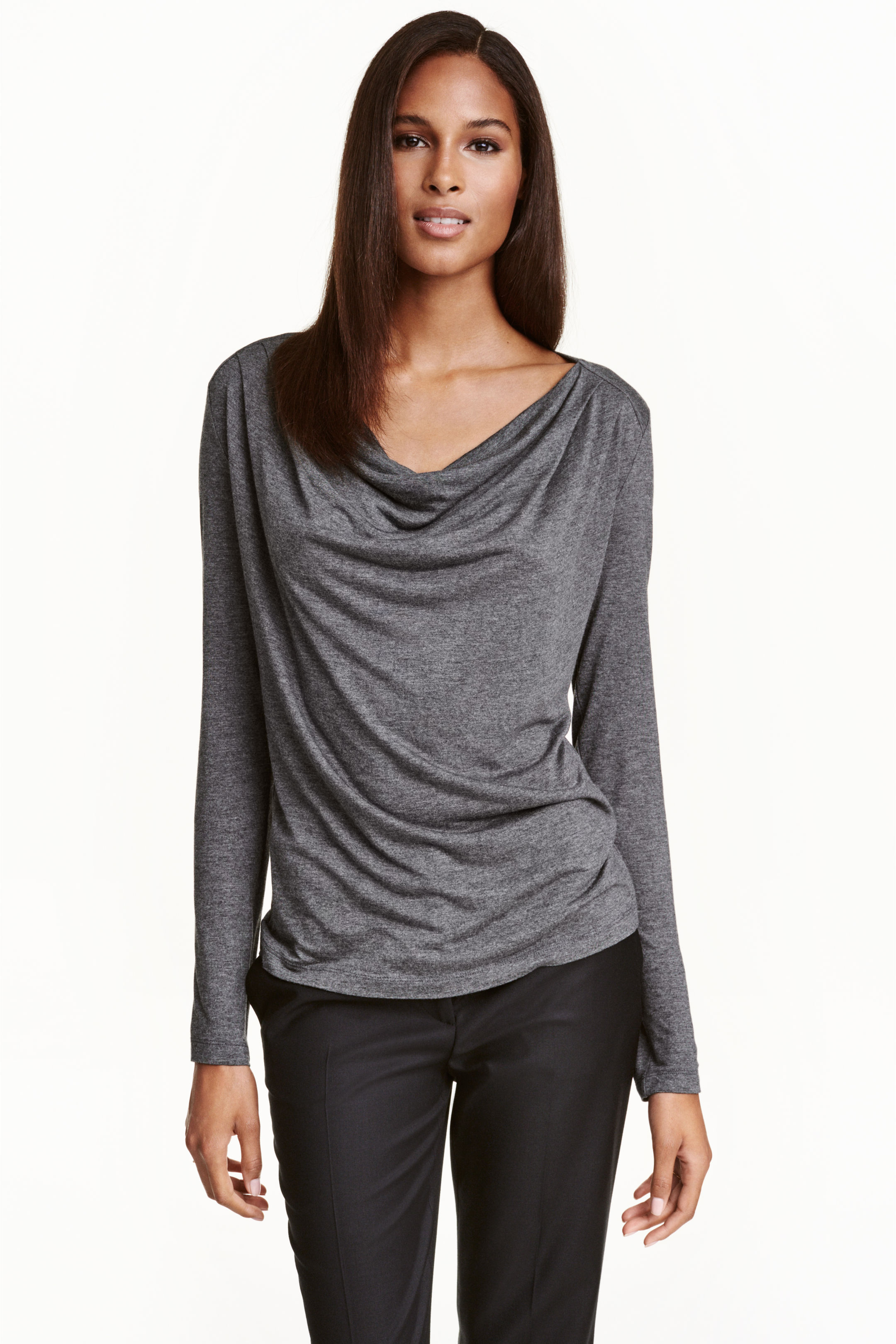 

Блуза H&M S Серый 4272874RP2_серый