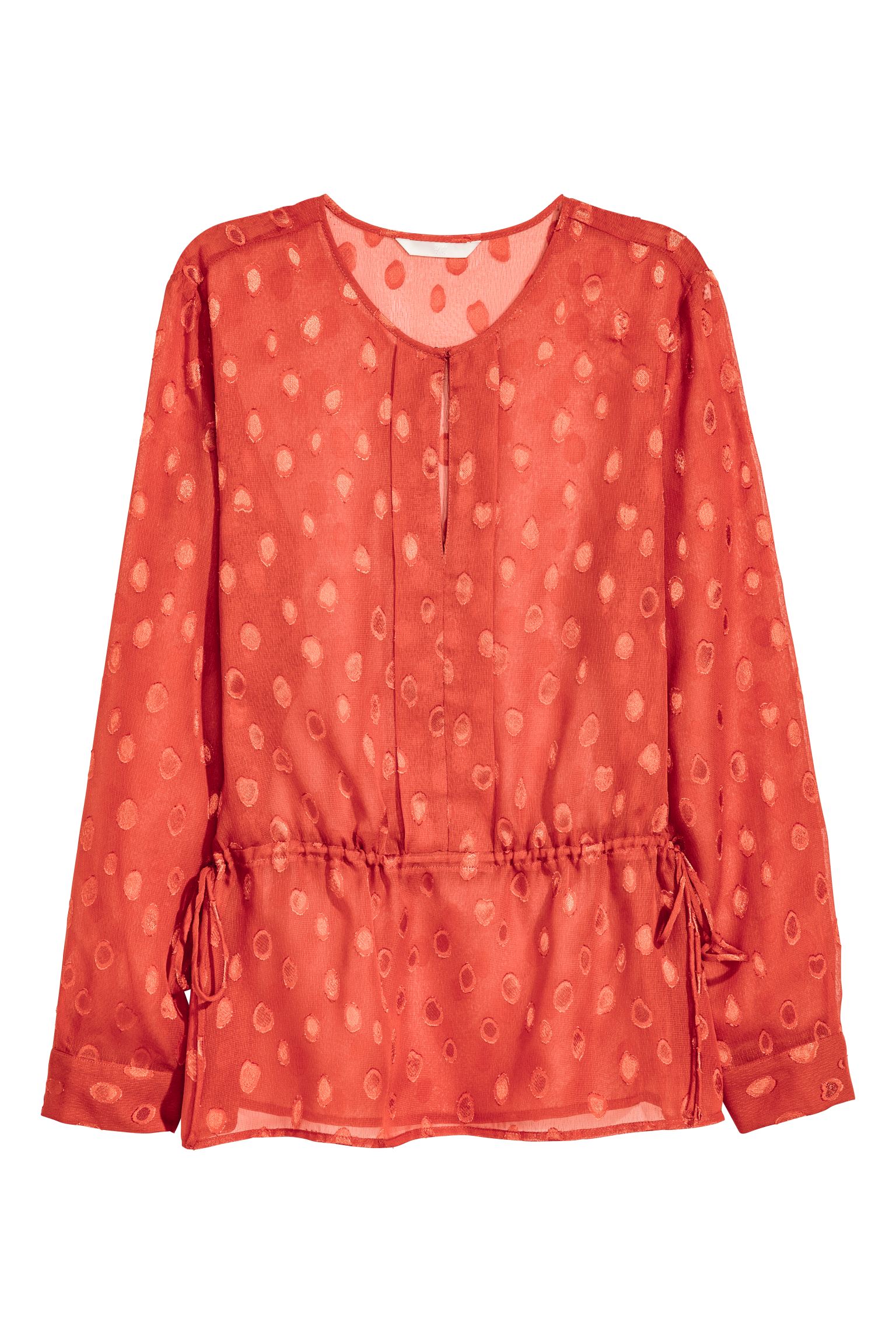

Блуза H&M 40 Терракотовый 5354556RP12_терракотовый