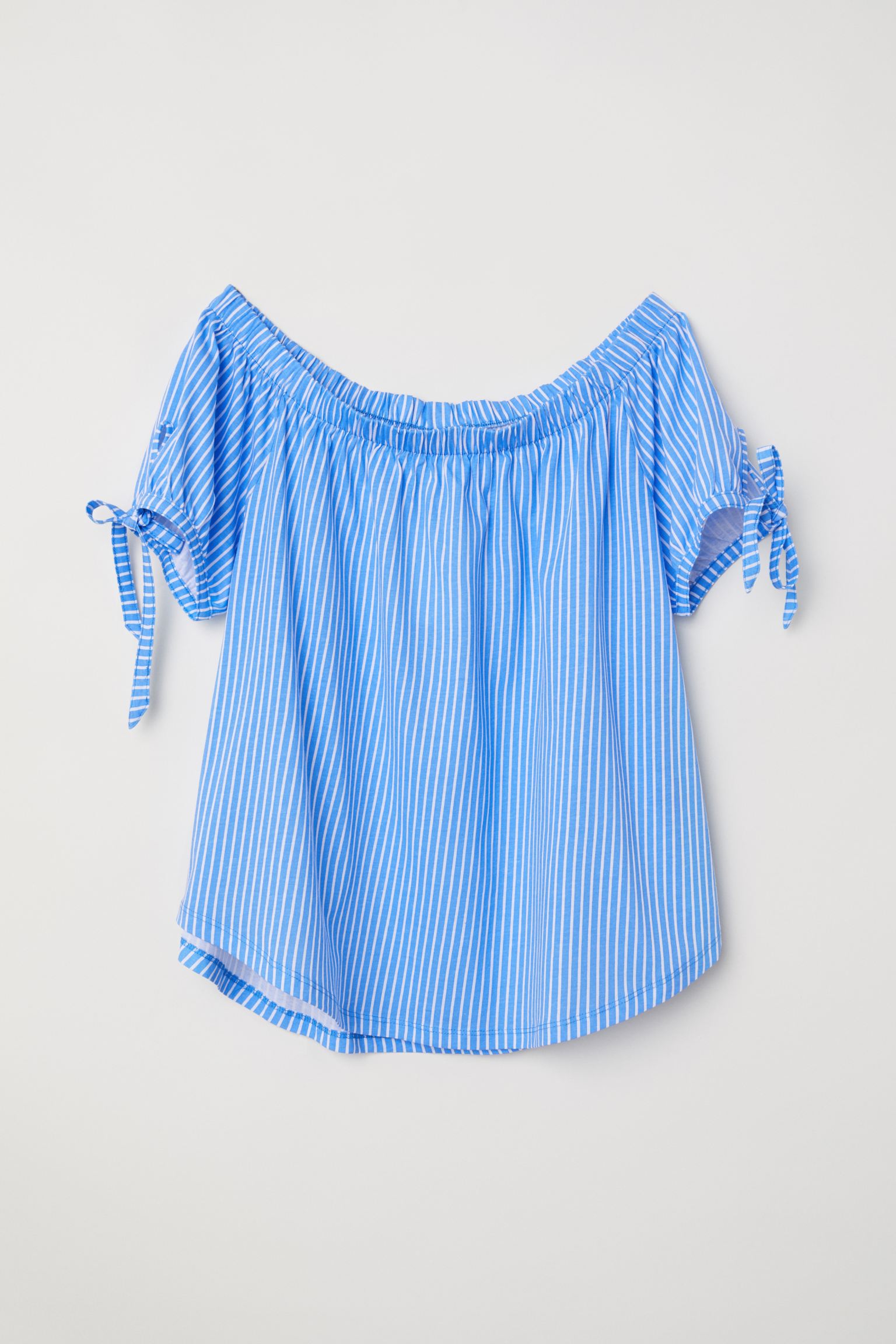 

Блуза H&M L синий в полоску 6153257RP12_синий в полоску