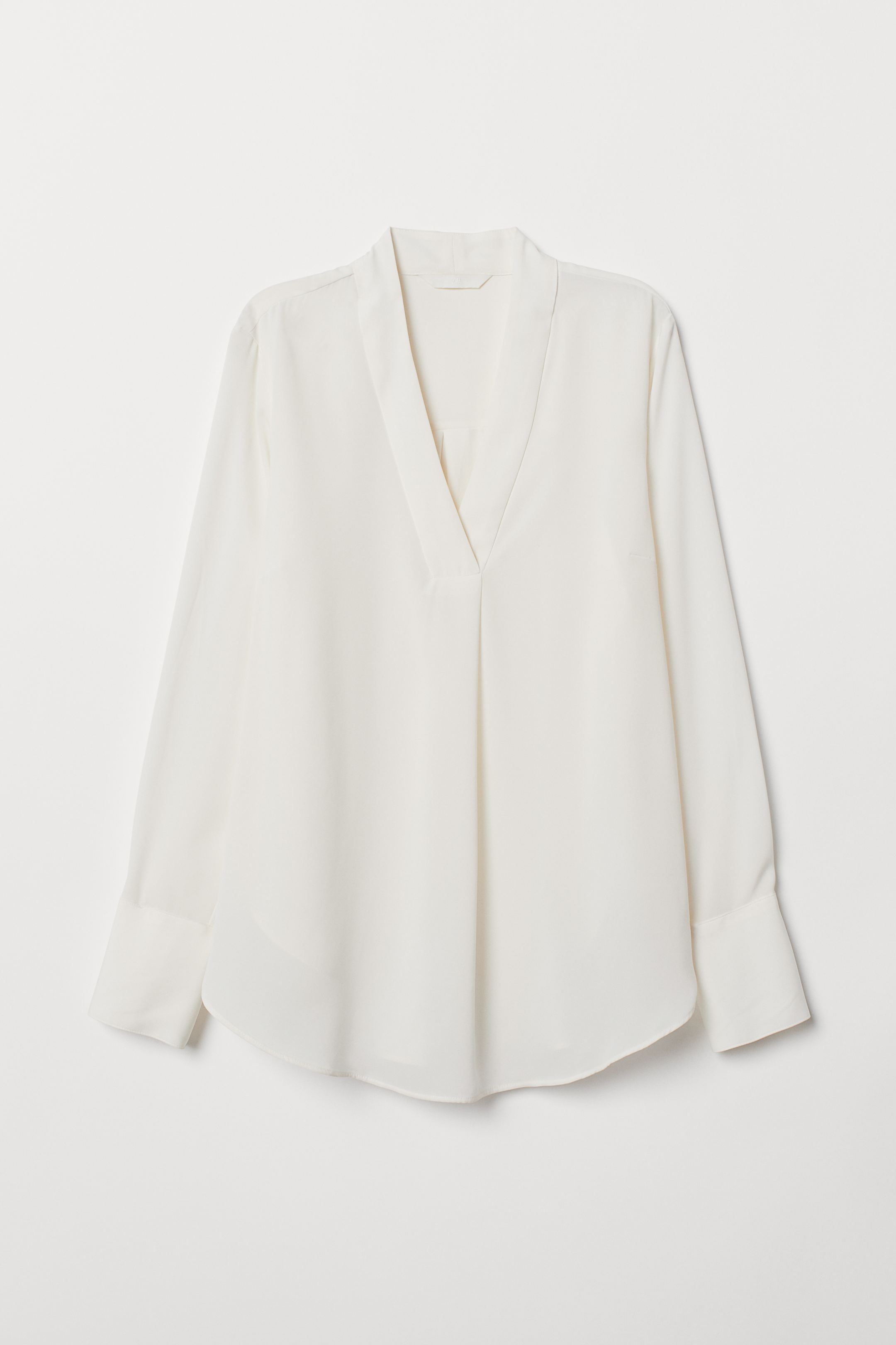 

Блуза H&M 34 кремовый 7399539RP5_кремовый