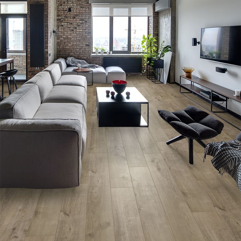 

SPC покрытие Kronostep V-Groove Bolton Oak