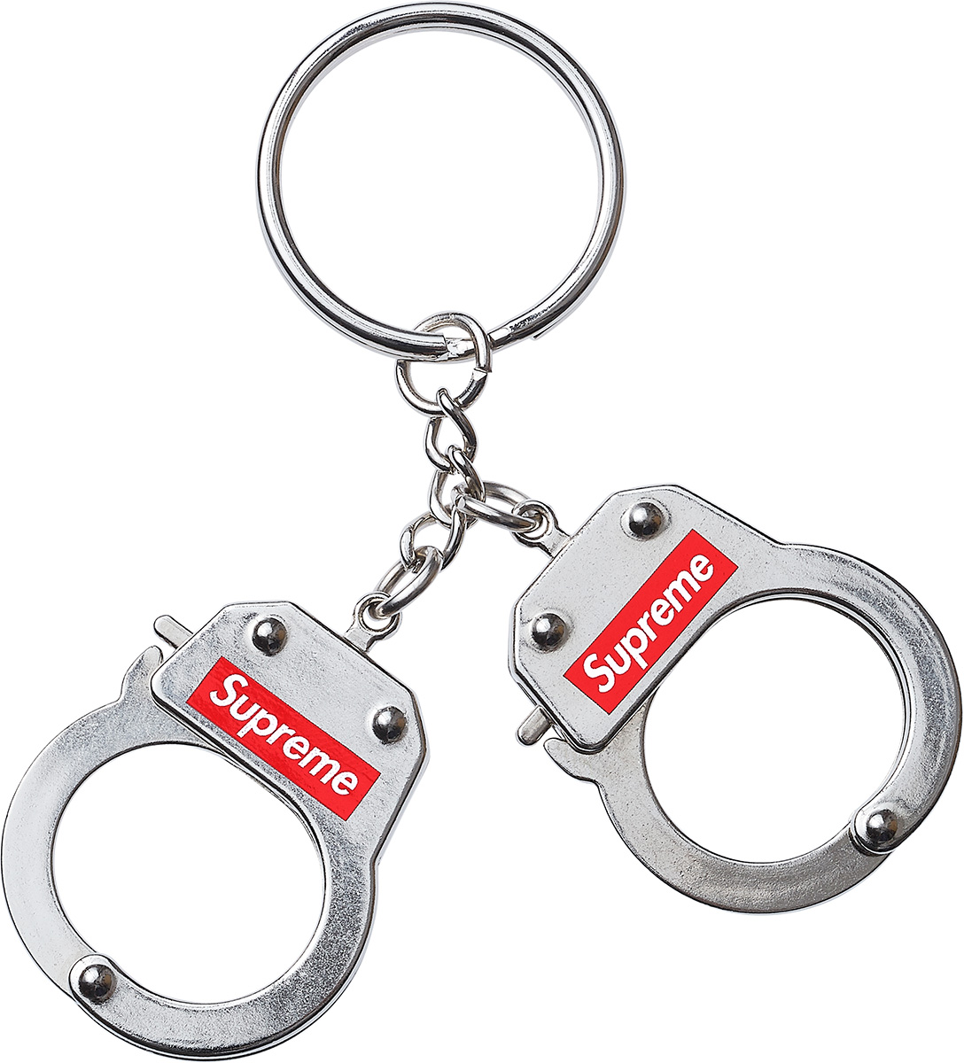 

Брелок Handcuffs Keychain Pen подвеска для ключей и сумок в виде наручников Серебряный