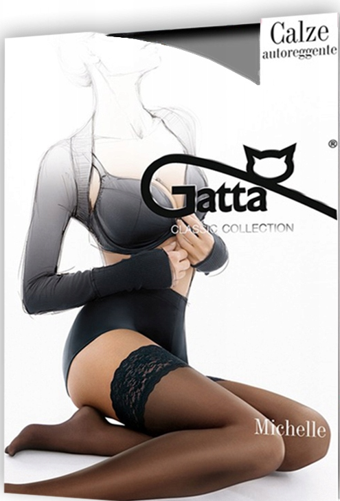 

Чулки Gatta Gatta Michelle 01 Calze autoreggente 20 den daino 1/2 1/2 - XS/S