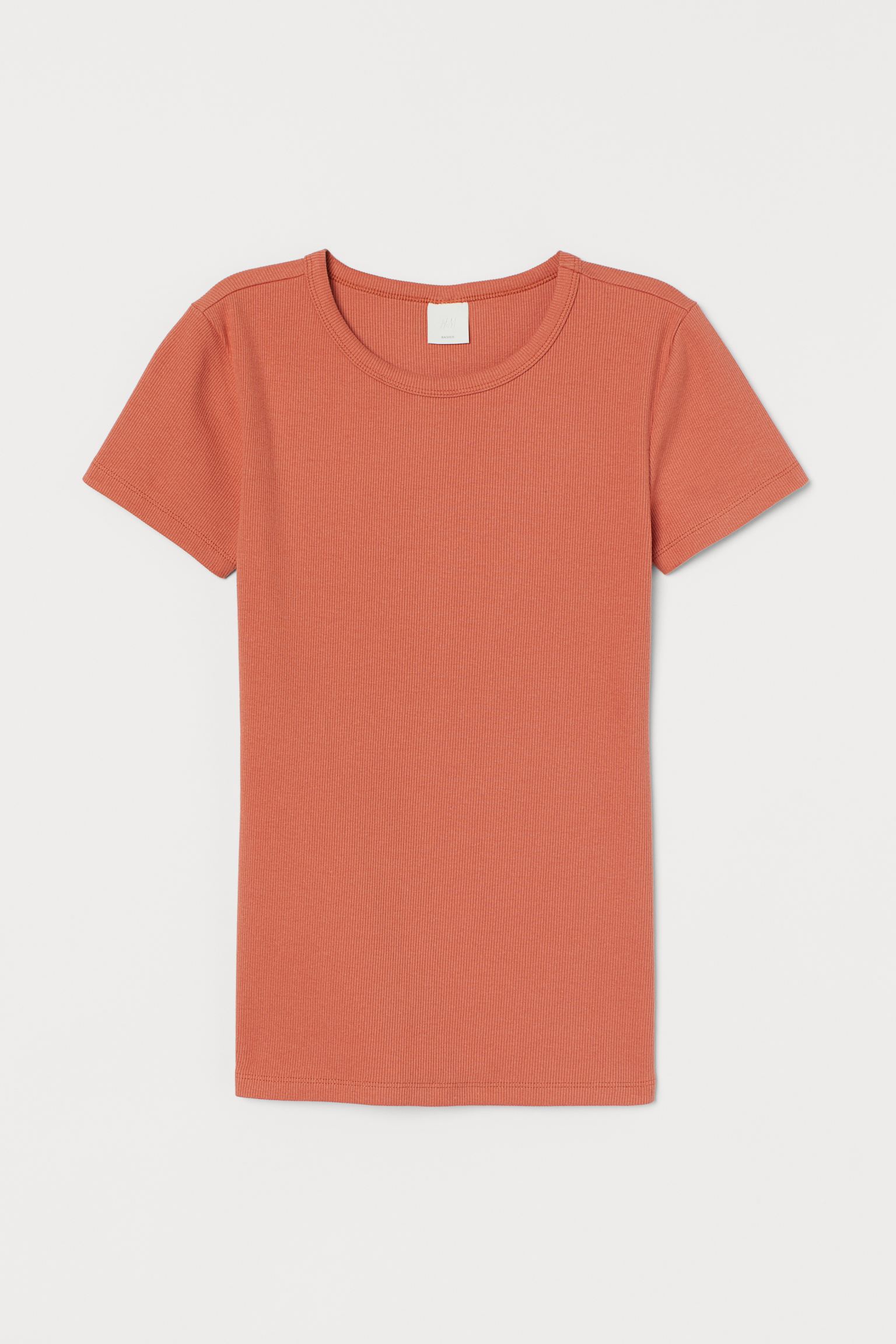

Футболка H&M XS светло-терракотовый 8006911RP7_светло-терракотовый