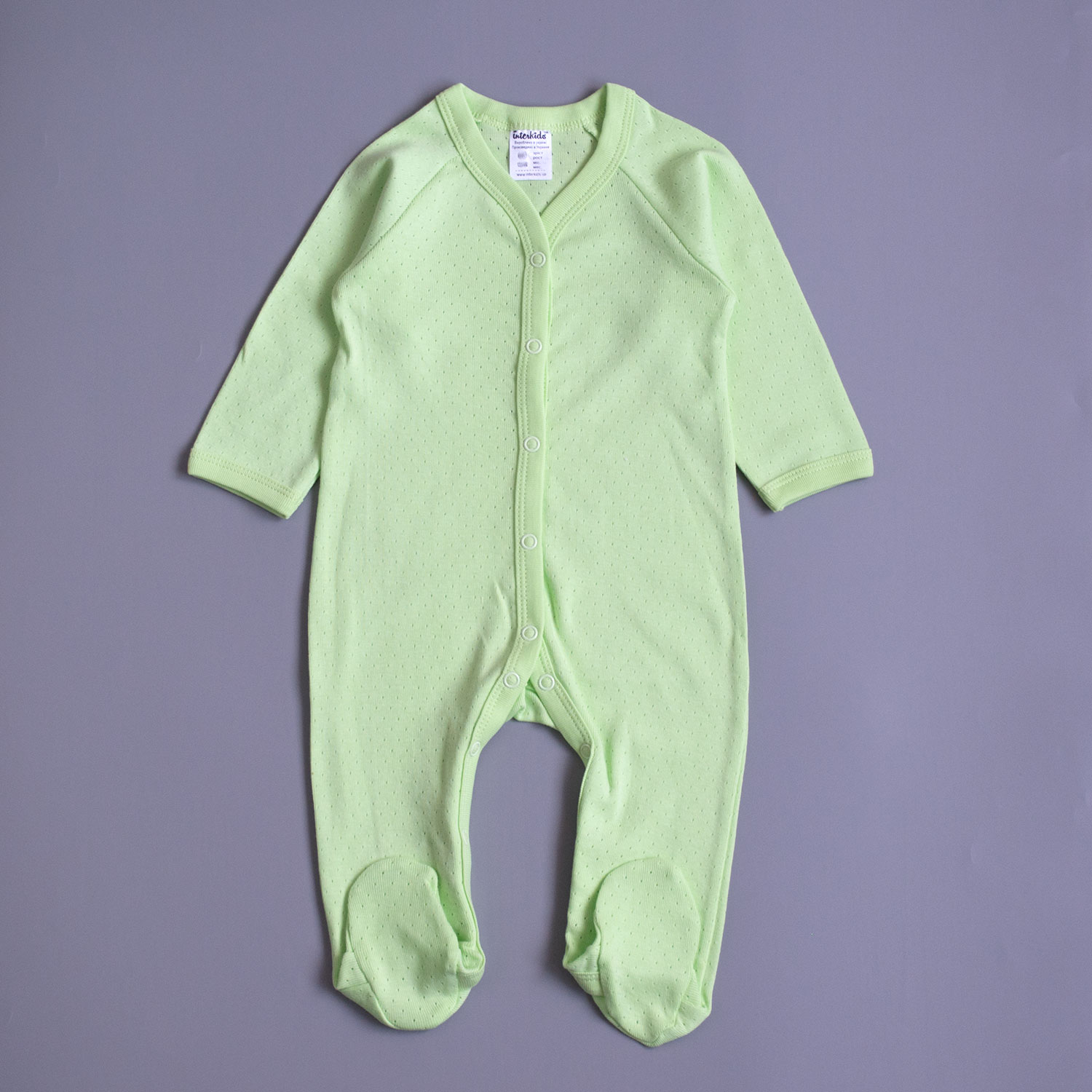 

Человечек Ажур Interkids 3-6 месяцев 68 см Фисташковый 1393