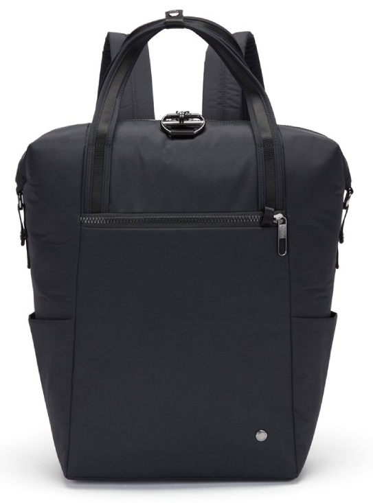 

Рюкзак женский Pacsafe CX backpack tote Econyl 26 л черный