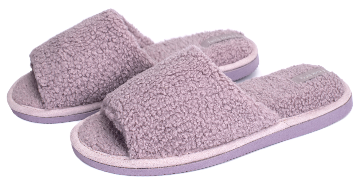 

Комнатные тапочки Twins Твинс женские HS меховые открытые, серые, р. 40 (3807)