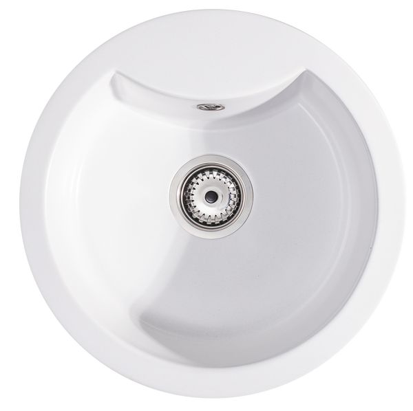 

Кухонна мийка Sink Quality AZURITE.W.1KBO.X. White 50x50х14,3