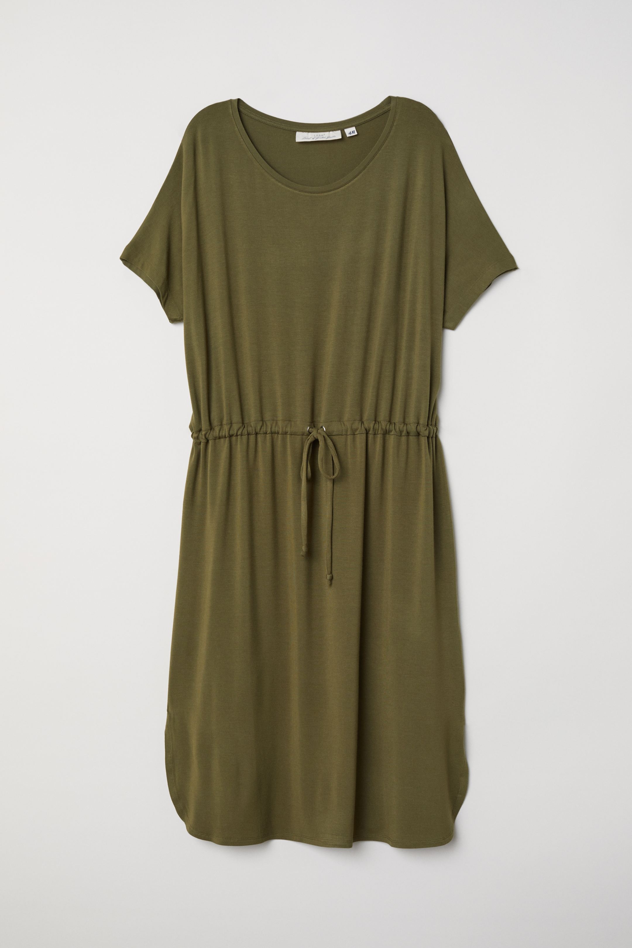 

Платье H&M S Хаки 6035407RP5_хаки