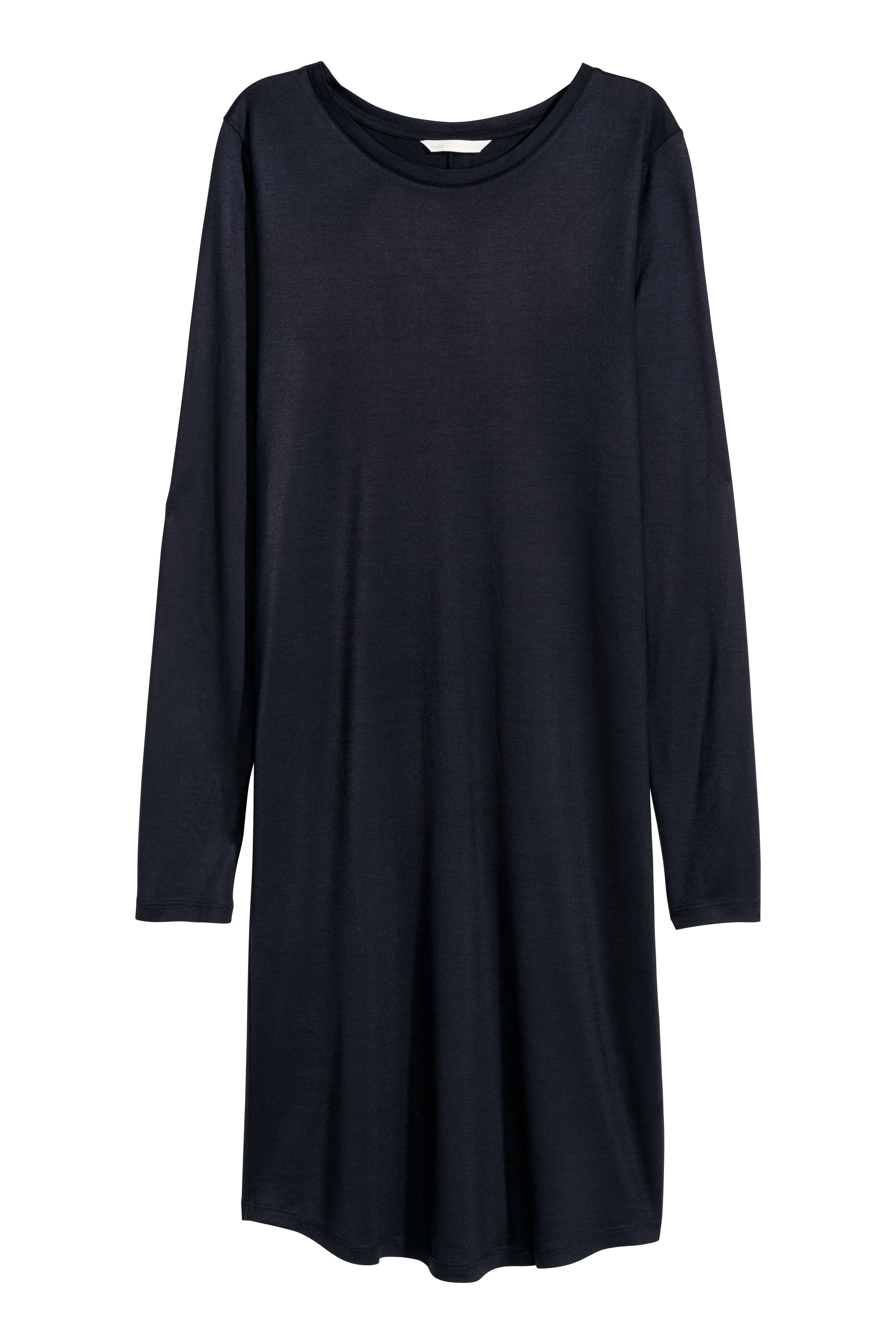 

Платье H&M S Темно-синий 5613707RP8_темно-синий